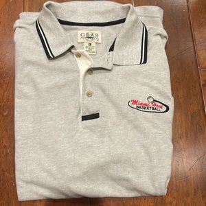 Original (1980s) Miami Heat Polo. EUC. XL